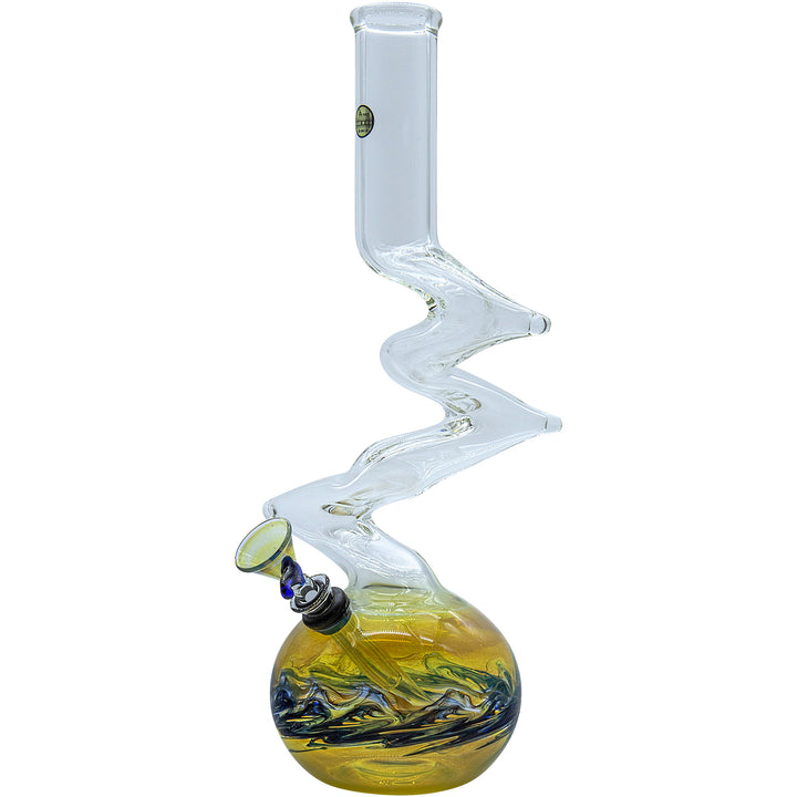 LA Pipes "Switchback" Bubble Base Bong - Headshop.com