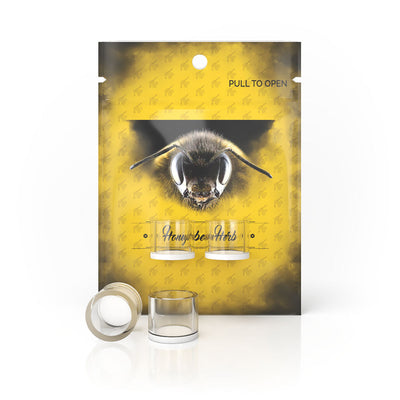 Honeybee Herb Honey and Milk Quartz Cups - Headshop.com