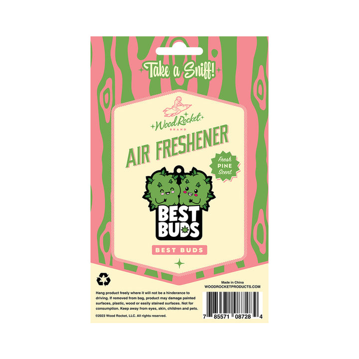 Wood Rocket Air Freshener Best Buds - Headshop.com