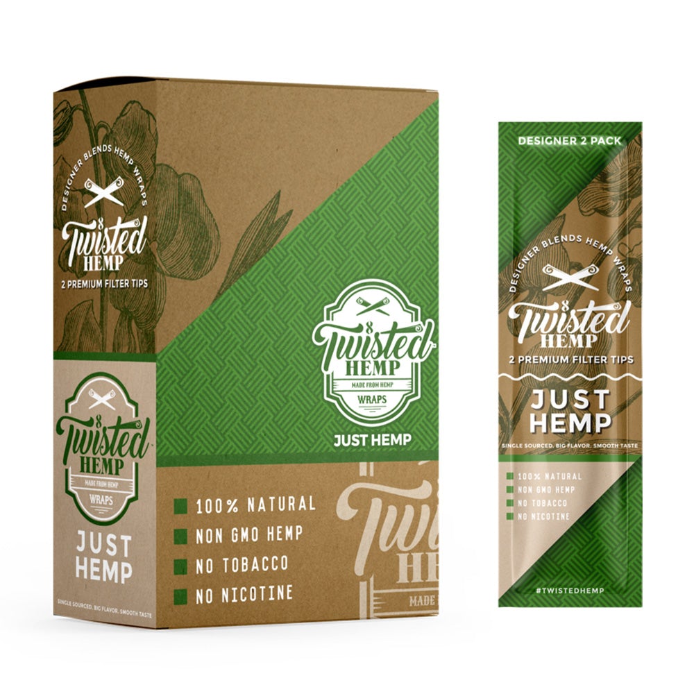 Twisted Hemp Designer Blend Blunt Wraps - Headshop.com