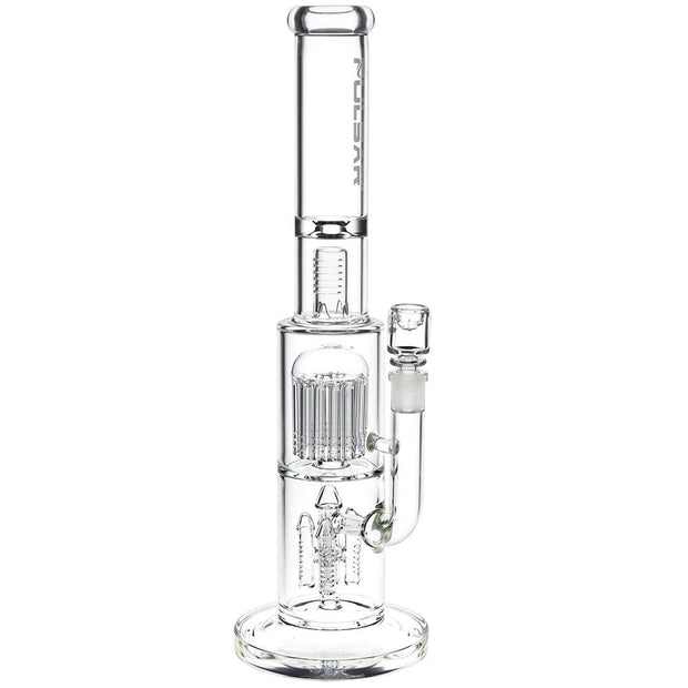 Pulsar Double Chamber Rocket Perc Chugger Glass Water Pipe - 15.25" / 14mm F