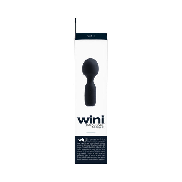 VeDO Wini Rechargeable Mini Wand Just Black - Headshop.com