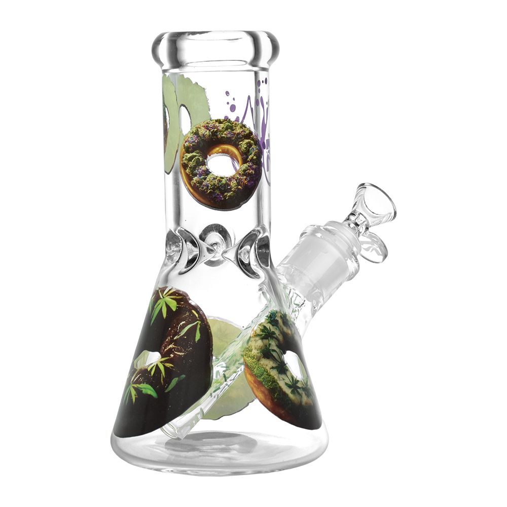 Pulsar Forbidden Donuts Design Series Glass Beaker Water Pipe - 7.75" / 14mm F - Headshop.com