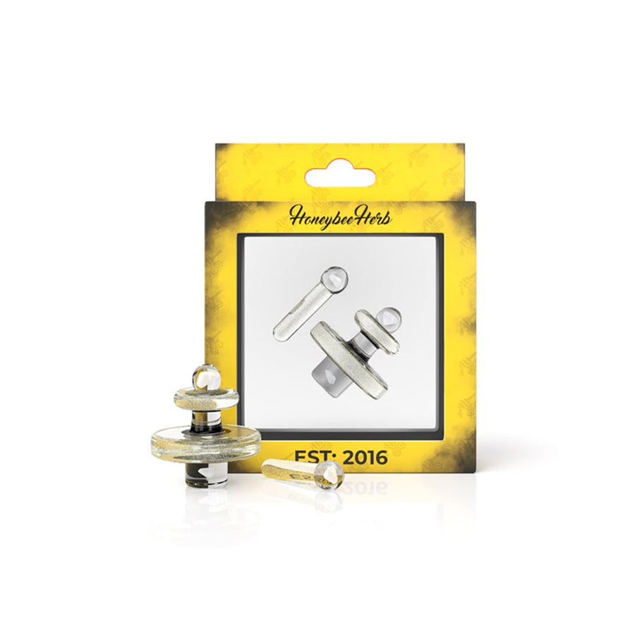 Honeybee Herb Opal Galaxy Stardust Terp Slurper Set - Headshop.com
