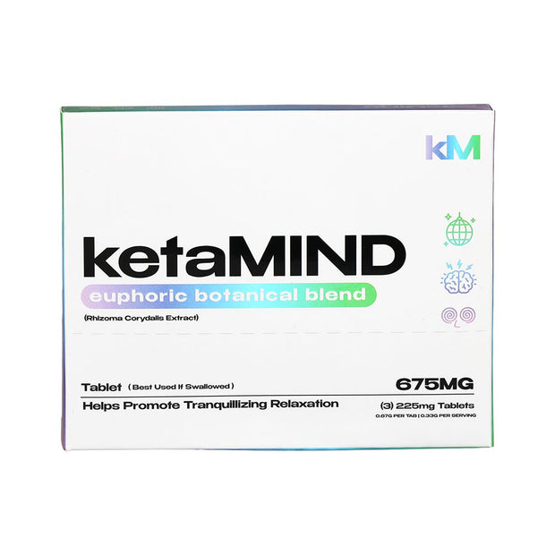 10CT DISPLAY - KetaMIND Euphoric Botanical Blend Tablets - 675mg / 3pc