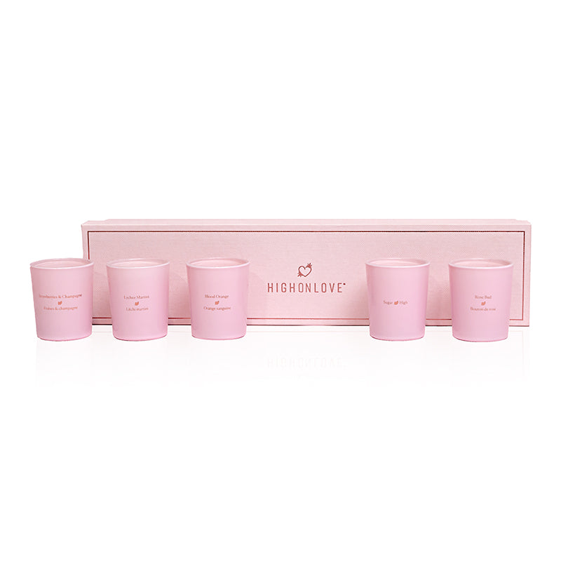 HighOnLove Mini Sensual Massage Candles Collection - Headshop.com