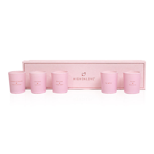 HighOnLove Mini Sensual Massage Candles Collection - Headshop.com