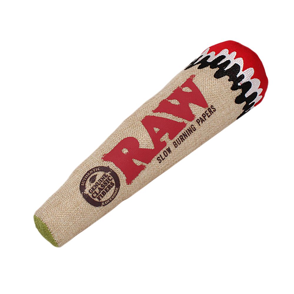 RAW Squeaky Cone Dog Toy - 12" - Headshop.com
