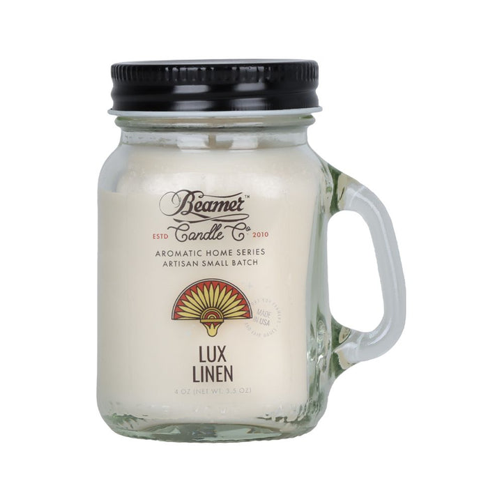 Beamer Candle Co. Aromatic Home Series Mini Mason Jar Candle | 4oz - Headshop.com