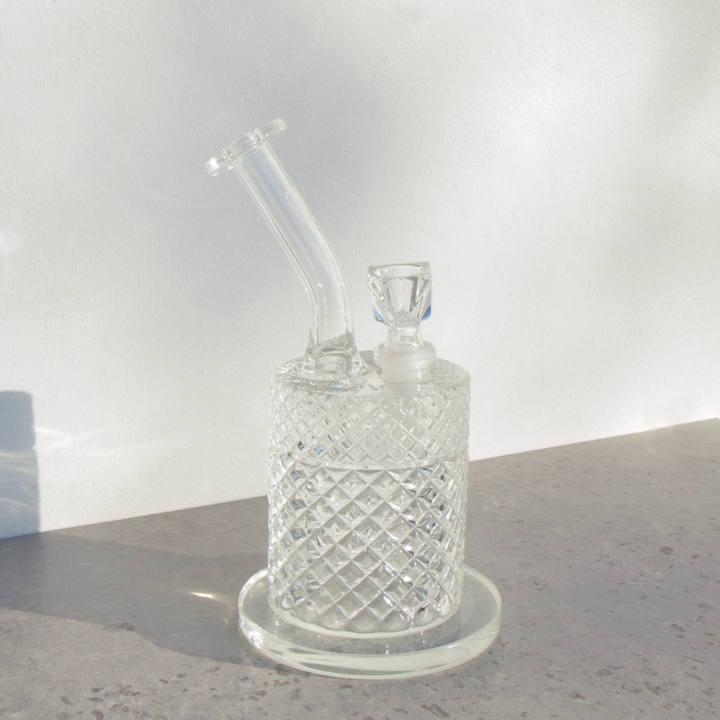 Jane West Twenties Collection Water Pipe | Clear - Headshop.com