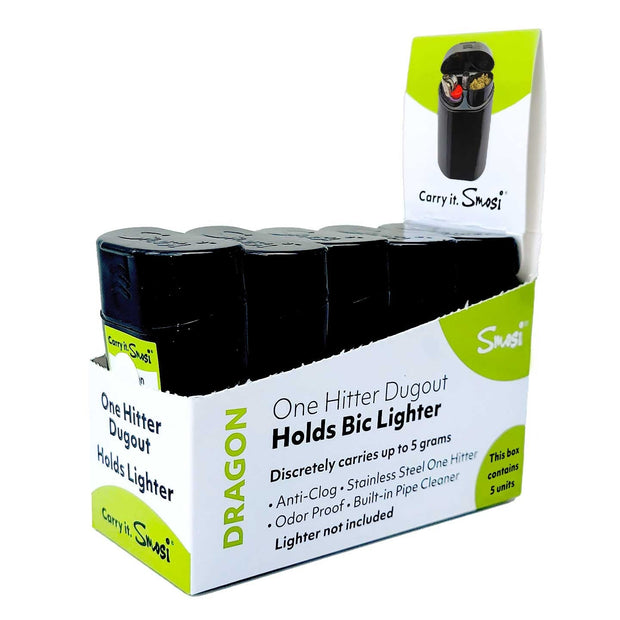 Smosi Dragon One Hitter Dugout | 3.25" | 5pc Display - Headshop.com