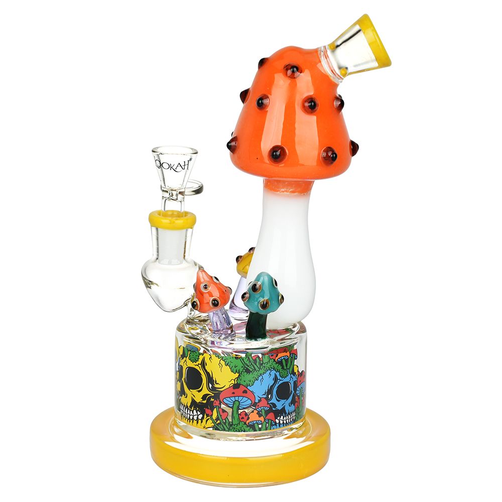 Lookah Glass Shroom Land Water Pipe - 9.5" / 14mm F - Headshop.com