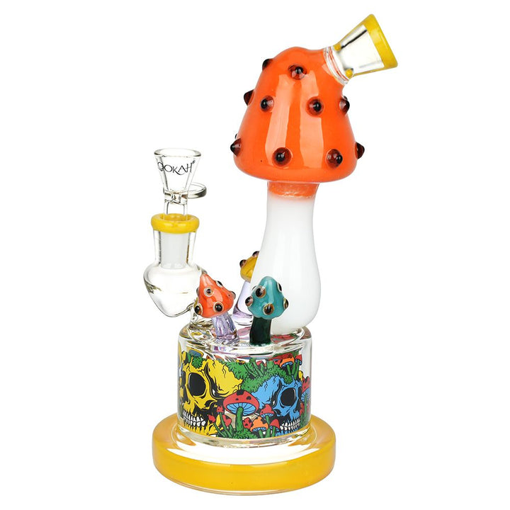 Lookah Glass Shroom Land Water Pipe - 9.5" / 14mm F - Headshop.com