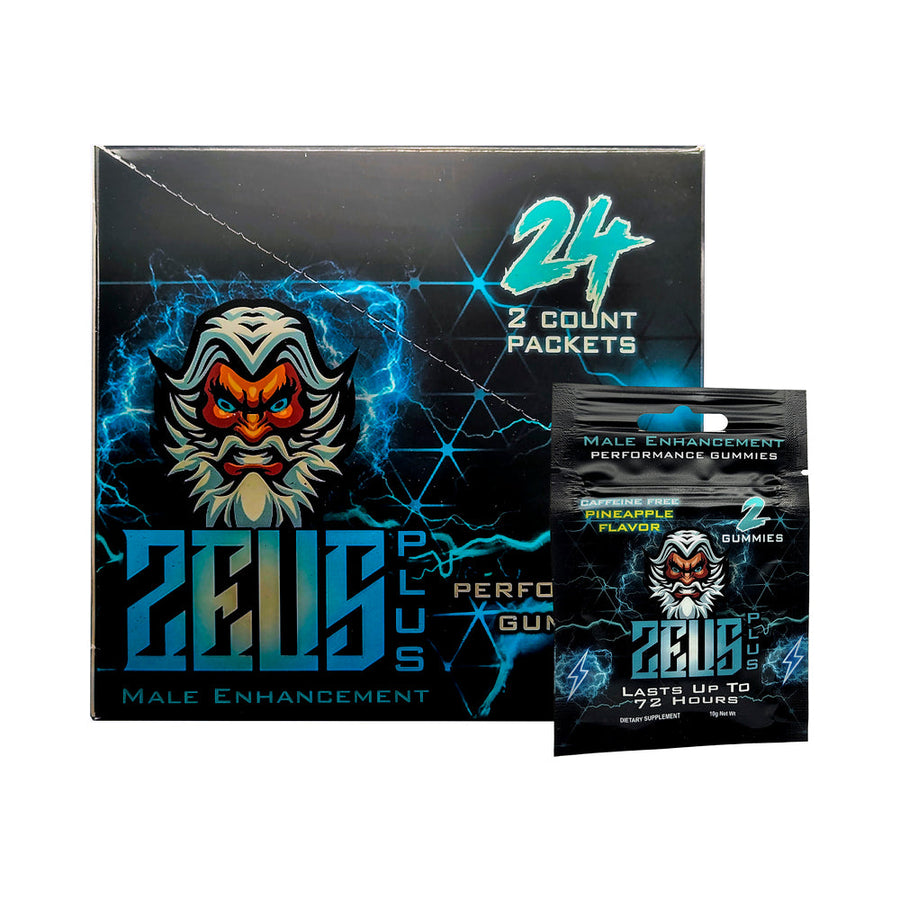 Zeus Plus Male Supplement Gummies Pineapple 2pk (24/DP) - Headshop.com