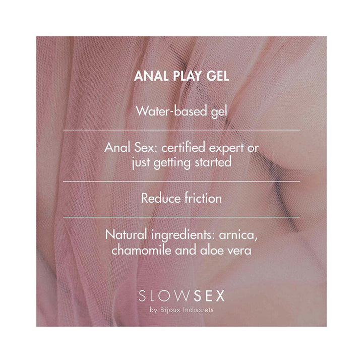 Bijoux Indiscrets Slow Sex Anal Play Gel 1 oz. - Headshop.com