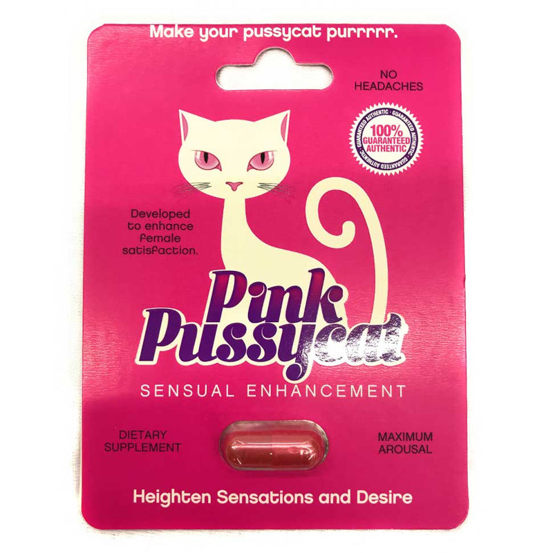 Pink Pussycat Female Sensual Enhancer 1ct pill  24ct - Headshop.com