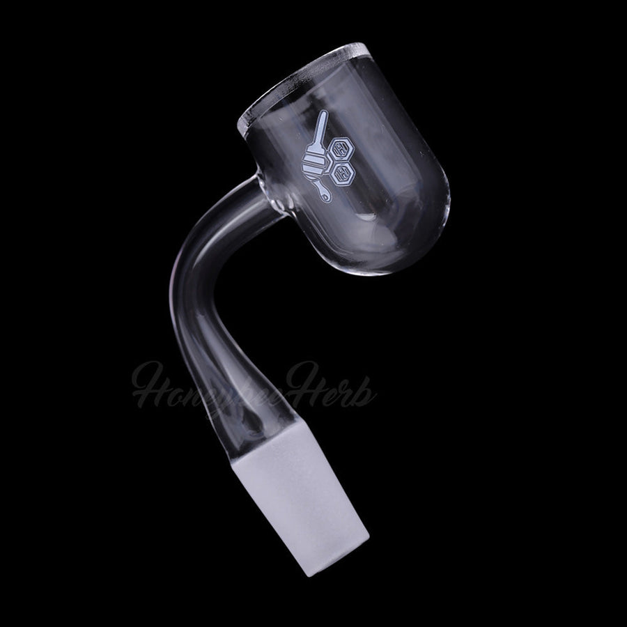 Honey Bevel Bowl Quartz Banger - 90° Degree | YL - Headshop.com