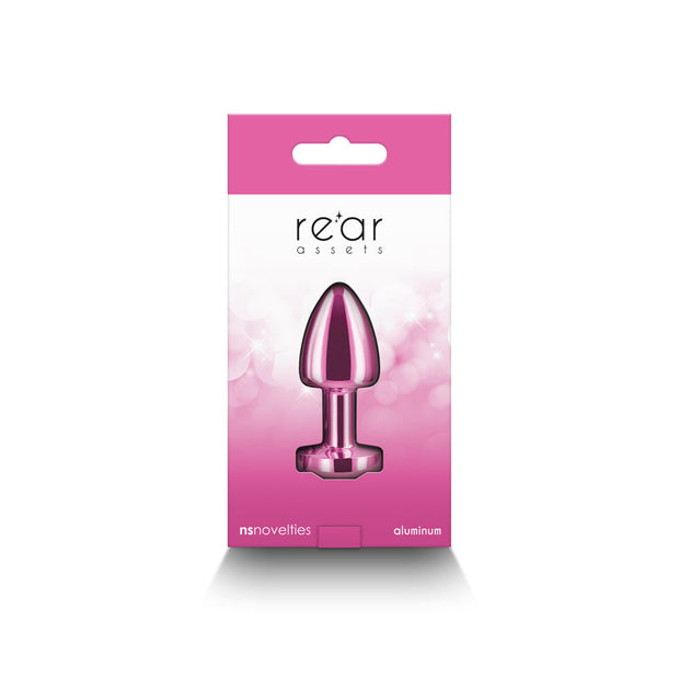 Rear Assets Petite Metal Anal Plug Pink - Headshop.com