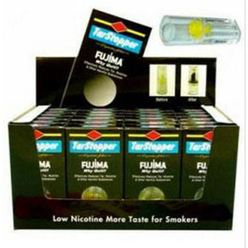 Fujima Tar Stopper Cigarette Filters - 24PC DISPLAY - Headshop.com