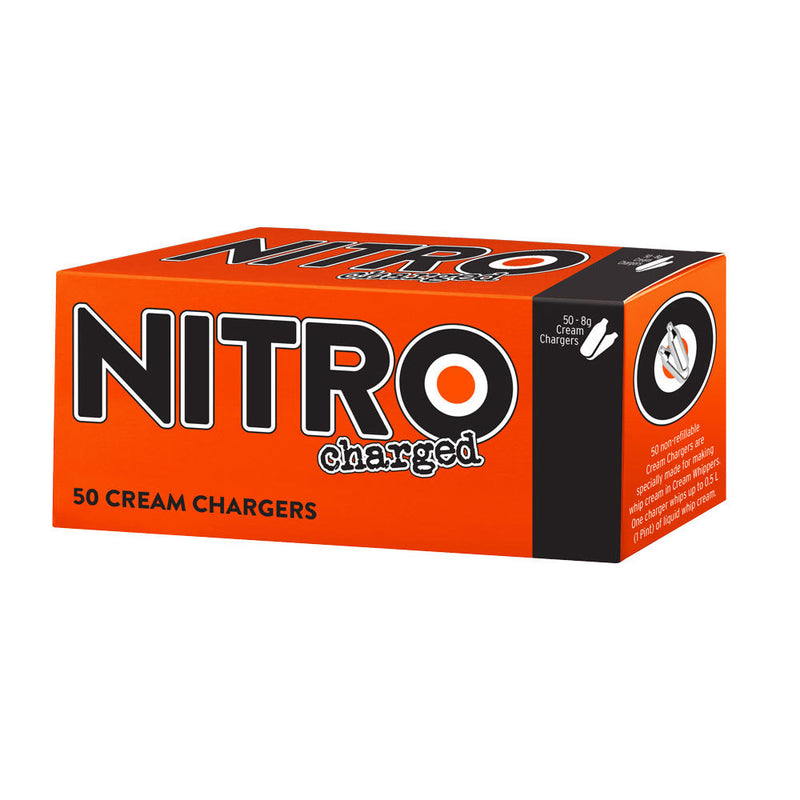 NitroX Charged Cream Chargers 50pc Box