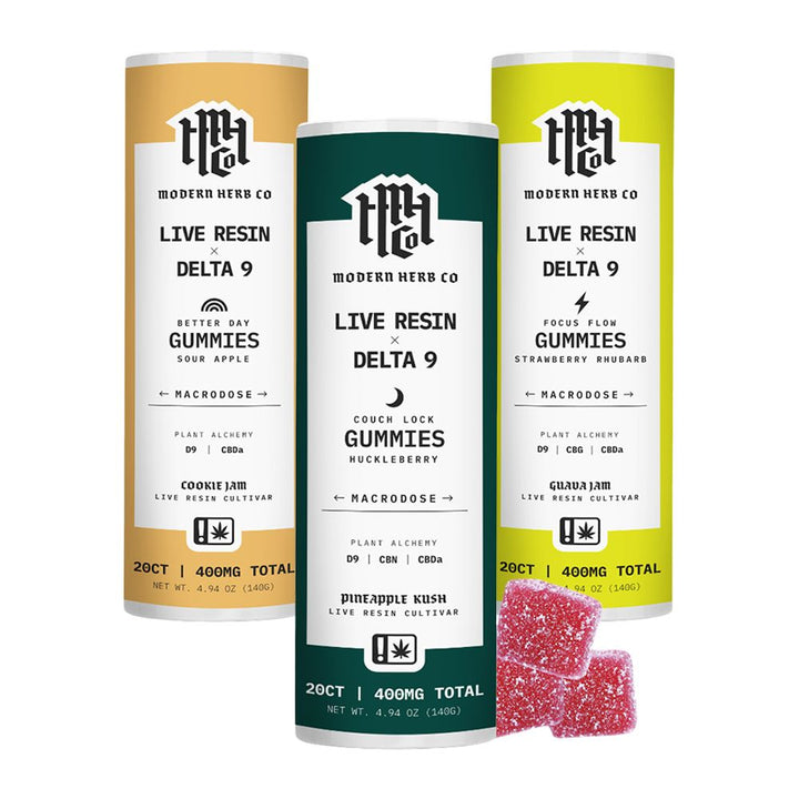 Modern Herb Co Live Resin Delta 9 Macrodose Gummies - Headshop.com