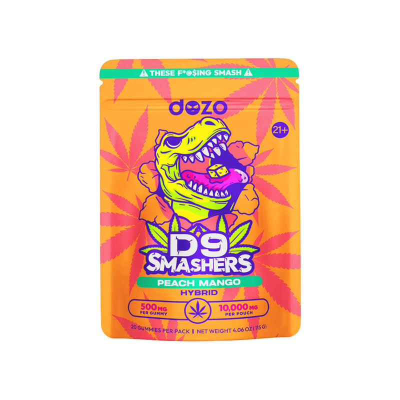 Dozo D9 Smashers Gummies | 10000mg | 20pc | 5pc Display - Headshop.com