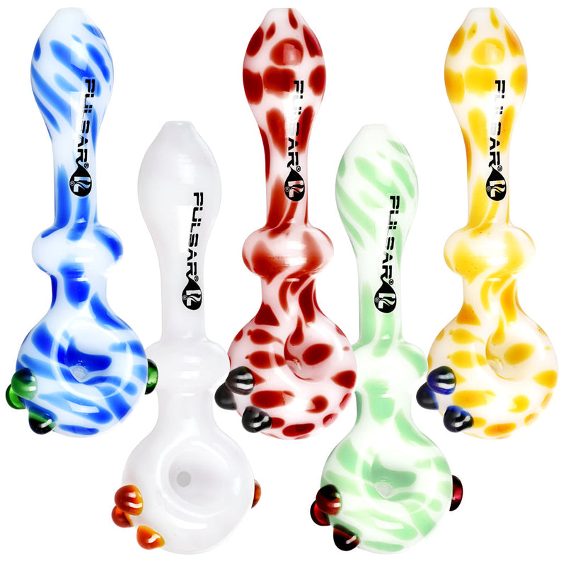 Pulsar Creme Color Swirl Hand Pipe - 5" / Colors Vary - Headshop.com