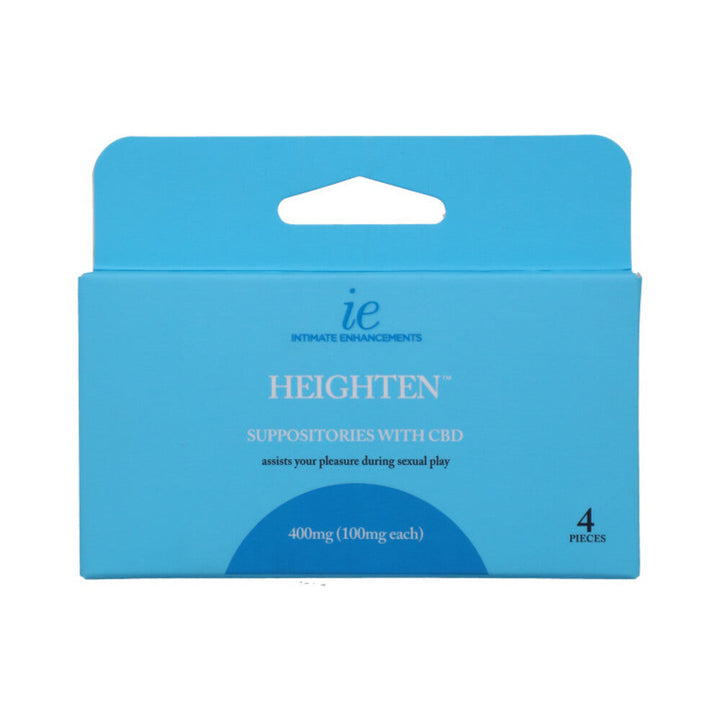 Doc Johnson Heighten Suppositories with CBD 400mg (100mg/ea) 4 pcs - Headshop.com