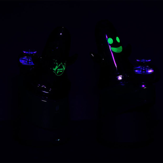Pulsar Ghostly Glow Bubbler Attachment for Puffco Peak/Pro - 3.5"