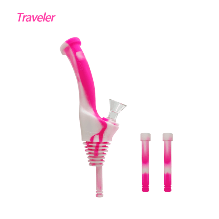 Waxmaid 8″ Universal Traveler Water Bottle Pipe - Headshop.com