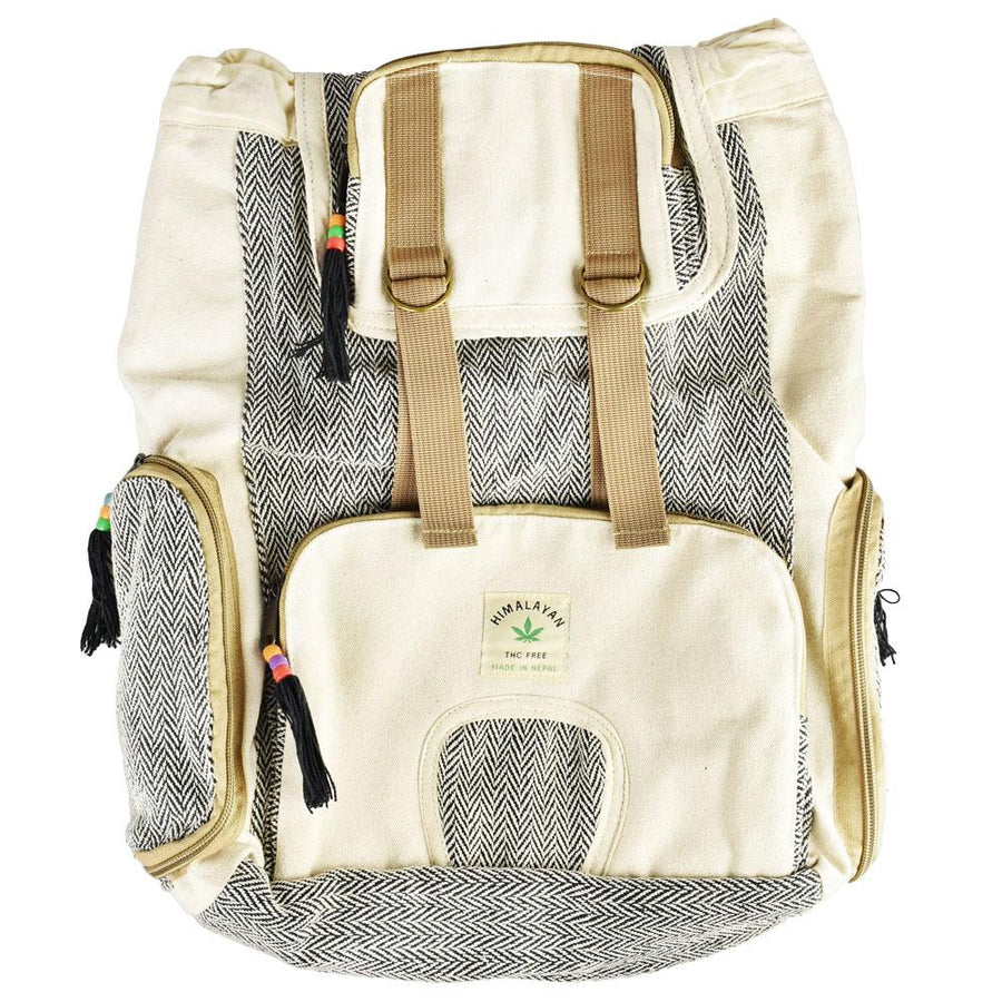 ThreadHeads Hemp Herringbone D-Ring Backpack - Headshop.com