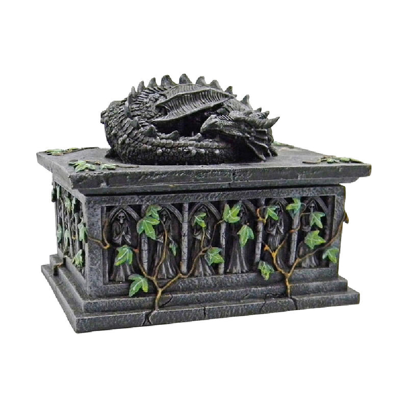 Dragon Guardian Sarcophagus Stash Box - Headshop.com