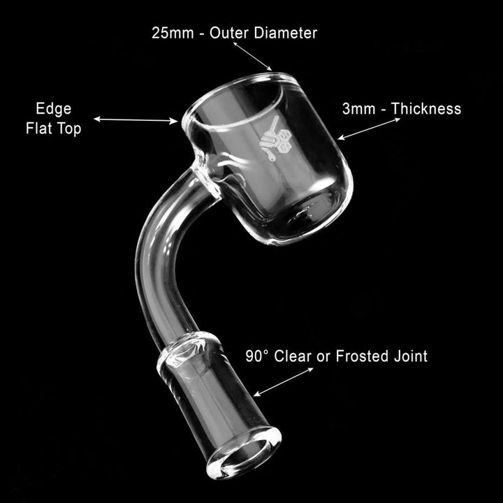 ORIGINAL QUARTZ BANGER - 90° DEGREE | YL - Headshop.com