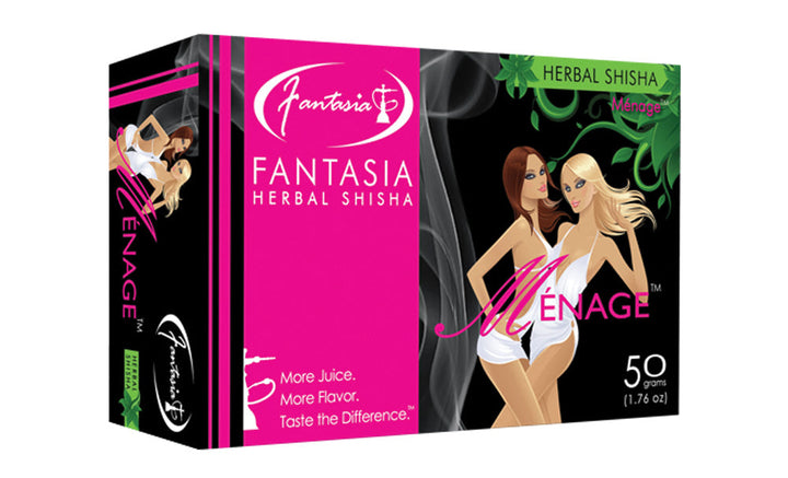 10PK DISP - 50g Fantasia Herbal Shisha - Headshop.com