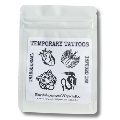 CBD temporary tattoos - The Classic Collection - Headshop.com