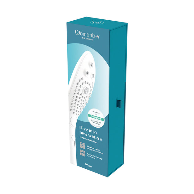 Womanizer Wave Shower Head Masturbator White - Headshop.com