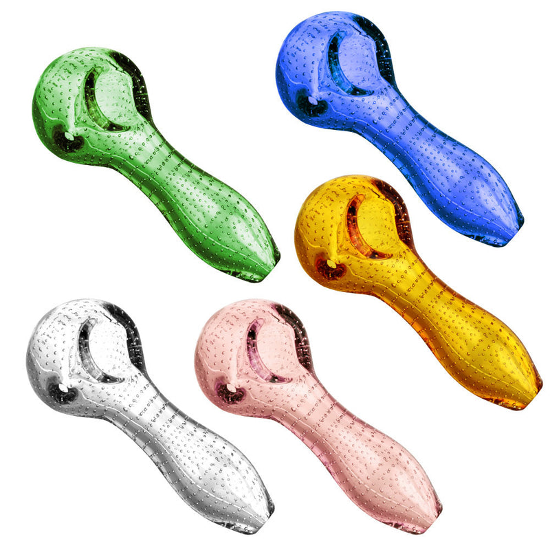 Pulsar Bubble Matrix Spoon Pipe - 4" / Colors Vary - Headshop.com