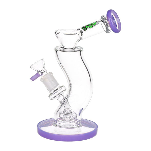 SeshGear Hip Check Curved Glass Water Pipe | 7.75" | 14mm F - Headshop.com