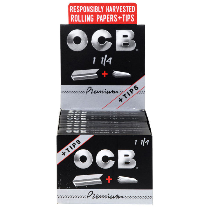 24PC DISPLAY - OCB Premium Rolling Papers & Tips - Headshop.com