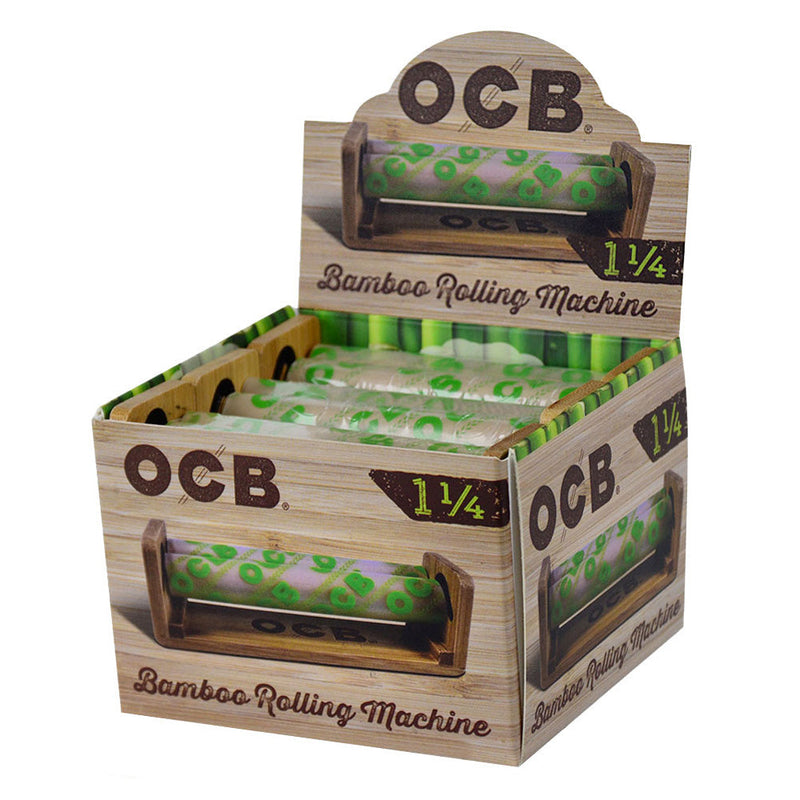 6PC DISPLAY - OCB Bamboo Roller - 1 1/4" - Headshop.com