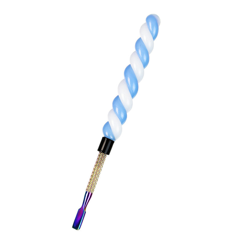 Unicorn Horn Glass & Anodized Steel Dab Tool - Headshop.com