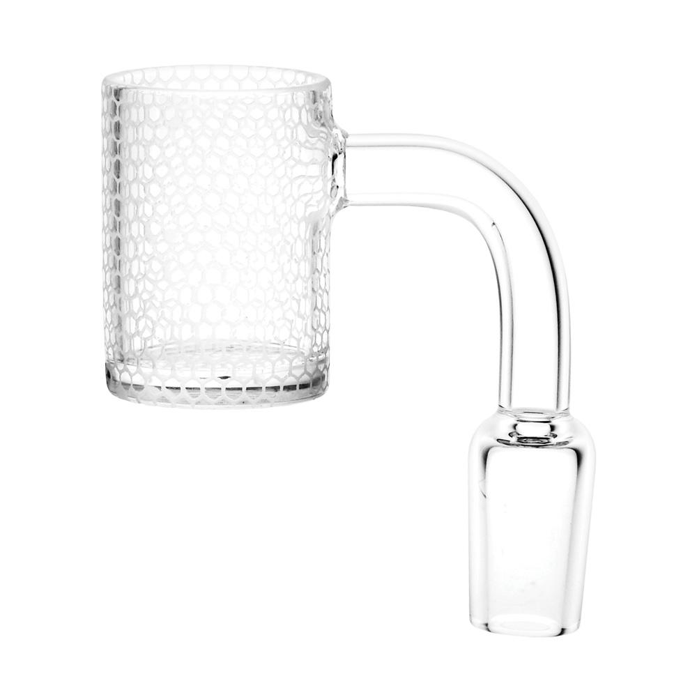 Infinite Honeycomb Etched Quartz Banger - Headshop.com