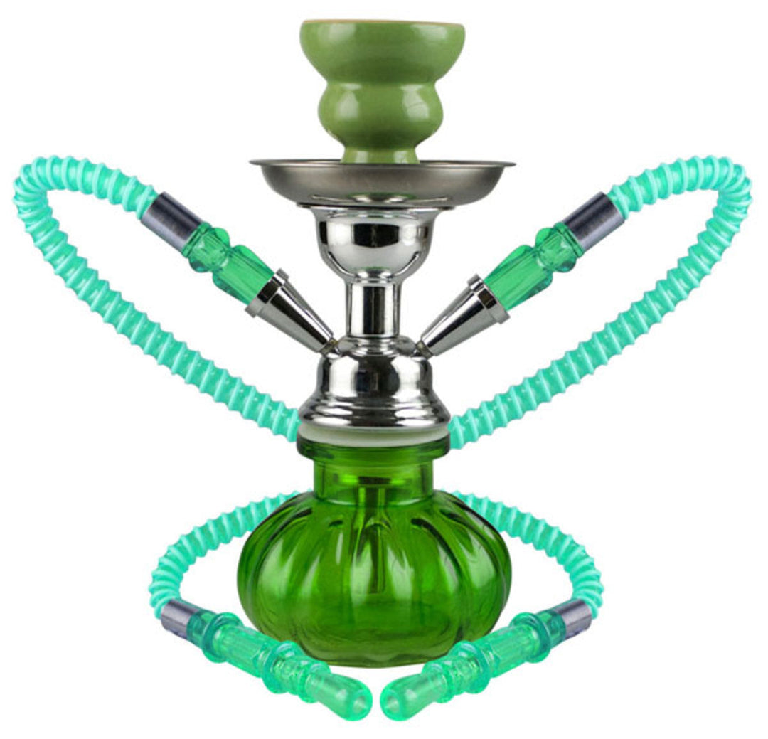 10" Pumpkin 2-Hose Premium Hookah - Headshop.com