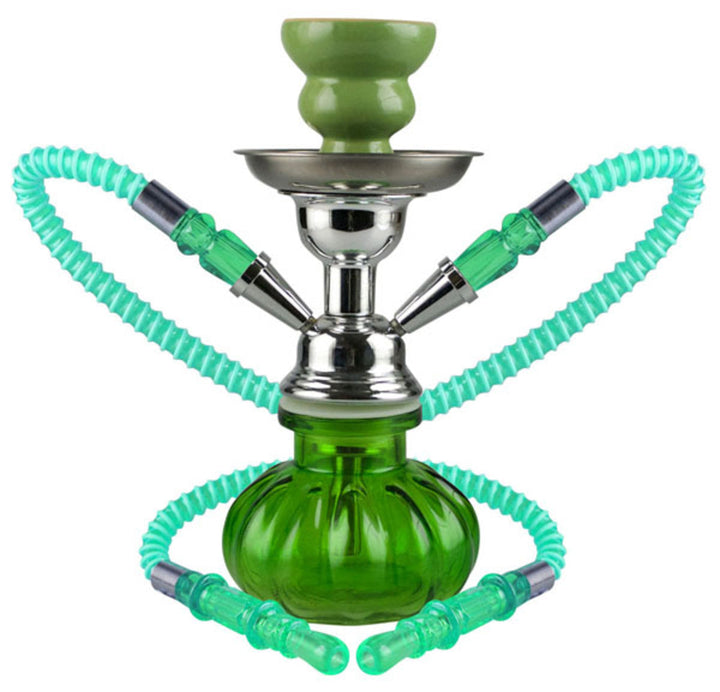 10" Pumpkin 2-Hose Premium Hookah - Headshop.com