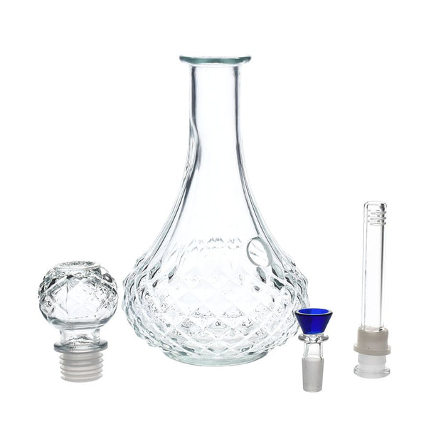 Vintage Decanter Style Glass Bong w/ Cap - 8.25"/ Long Neck - Headshop.com