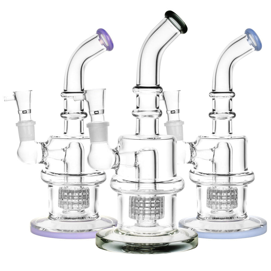 Matrix Shower Perc Water Pipe - 10.5" / 19mm F / Colors Vary - Headshop.com