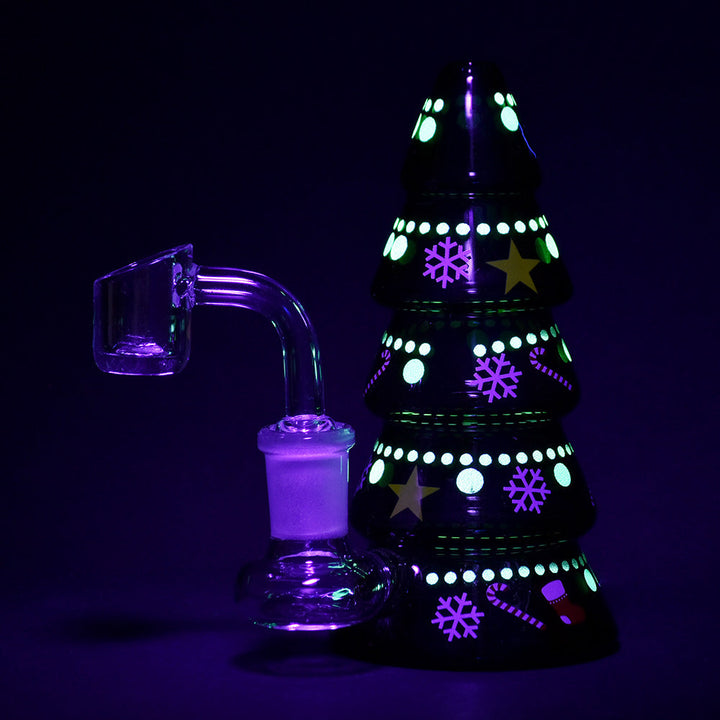 Jolly Holiday Tree Glass Rig - 5" / 14mm F - Headshop.com