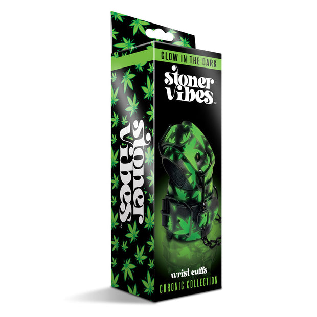 Stoner Vibes Chronic Collection Glow in the Dark Wrist Cuffs - Headshop.com