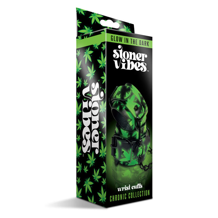 Stoner Vibes Chronic Collection Glow in the Dark Wrist Cuffs - Headshop.com