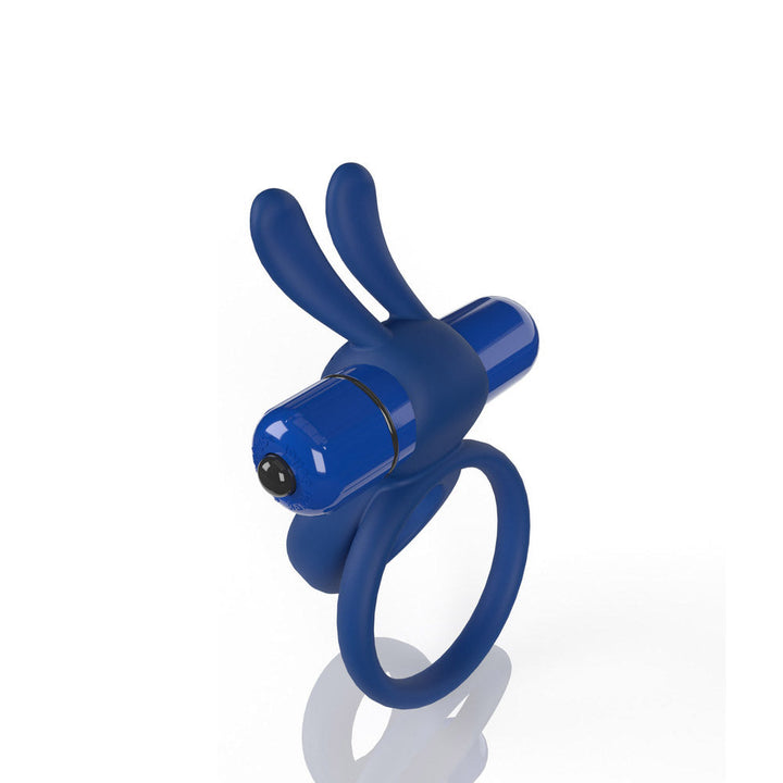 Screaming O 4T Ohare Vibrating Rabbit Double Cockring Blueberry - Headshop.com